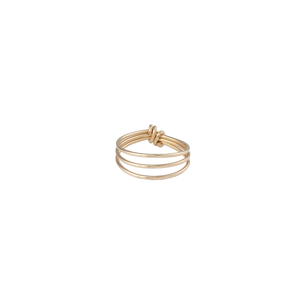 Gold fill Knot Ring